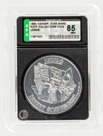 STAR WARS: THE POWER OF THE FORCE COIN - JAWAS AFA 85 NM+.