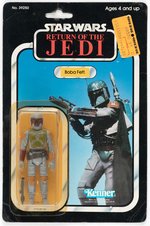 STAR WARS: RETURN OF THE JEDI - BOBA FETT 77 BACK-A CARDED FIGURE (COLOR TOUCH).