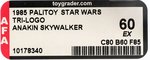 PALITOY STAR WARS: RETURN OF THE JEDI - ANAKIN SKYWALKER TRI-LOGO 70 BACK-D AFA 60 EX.