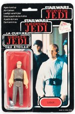 PALITOY STAR WARS: RETURN OF THE JEDI - LOBOT TRI-LOGO 70 BACK-C CARDED ACTION FIGURE.