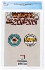 WAR OF THE REALMS: NEW AGENTS OF ATLAS #1 AUGUST 2019 CGC 9.8 NM/MINT (SECOND PRINTING/GOLDEN APPLE EDITION B).