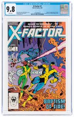 X-FACTOR #1 FEBRUARY 1986 CGC 9.8 NM/MINT (FIRST X-FACTOR).