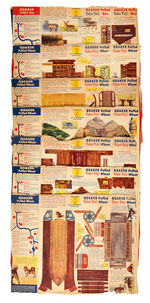 "QUAKER PUFFED RICE/SGT. PRESTON YUKON TRAIL" CEREAL BOX SET.