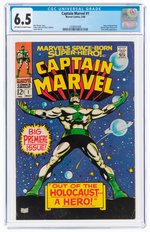 CAPTAIN MARVEL #1 MAY 1968 CGC 6.5 FINE+.