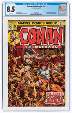 CONAN THE BARBARIAN #24 MARCH 1973 CGC 8.5 VF+ (FIRST FULL RED SONJA).