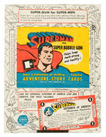 "SUPERMAN" GUM CARD WRAPPER.