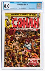 CONAN THE BARBARIAN #24 MARCH 1973 CGC 8.0 VF (FIRST FULL RED SONJA).