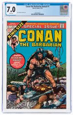 CONAN THE BARBARIAN ANNUAL #1 1973 CGC 7.0 FINE/VF.