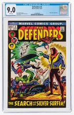 DEFENDERS #2 OCTOBER 1972 CGC 9.0 VF/NM.