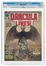 DRACULA LIVES #1 1973 CGC 8.0 VF.