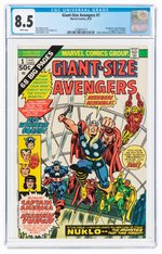 GIANT-SIZE AVENGERS #1 AUGUST 1974 CGC 8.5 VF+.