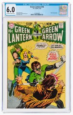 GREEN LANTERN VOL. 2 #78 JULY 1970 CGC 6.0 FINE.