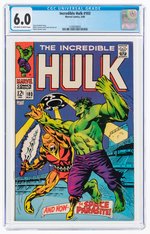 INCREDIBLE HULK #103 MAY 1968 CGC 6.0 FINE.