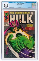 INCREDIBLE HULK #107 SEPTEMBER 1968 CGC 6.5 FINE+.