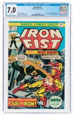 IRON FIST # 2 DECEMBER 1975 CGC 7.0 FINE/VF.