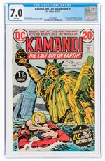 KAMANDI, THE LAST BOY ON EARTH #1 OCTOBER-NOVEMBER 1972 CGC 7.0 FINE/VF (FIRST KAMANDI).