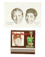 MICKEY MANTLE HOLIDAY INN/MANTLE MEN - NAMATH GIRLS/FUNERAL PROGRAM ETC.