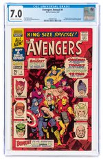 AVENGERS ANNUAL #1 SEPTEMBER 1967 CGC 7.0 FINE/VF.