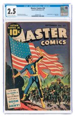 MASTER COMICS #30 SEPTEMBER 1942 CGC 2.5 GOOD+ (CAPTAIN MARVEL JR.).