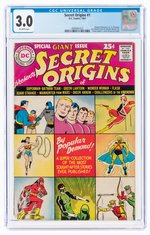 SECRET ORIGINS #1 1961 CGC 3.0. GOOD/VG.