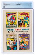 SUPERMAN ANNUAL #1 OCTOBER 1960 CGC 4.0 VG.