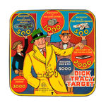 "DICK TRACY DOUBLE TARGET" WITH GUN AND BOX BY MARX.