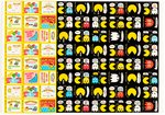 PAC-MAN 1980 FLEER STICKERS UNCUT PRE-PRODUCTION TEST SHEET.