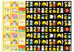 PAC-MAN 1980 FLEER STICKERS UNCUT PRE-PRODUCTION TEST SHEET- FACTORY ERROR.