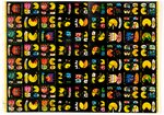 PAC-MAN 1980 FLEER STICKERS UNCUT PRE-PRODUCTION TEST SHEET- FACTORY ERROR.