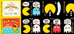 PAC-MAN 1980 FLEER STICKERS UNCUT PRE-PRODUCTION TEST SHEET- FACTORY ERROR.