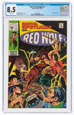 MARVEL SPOTLIGHT #1 NOVEMBER 1971 CGC 8.5 VF+ (RED WOLF).