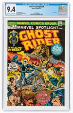 MARVEL SPOTLIGHT #9 APRIL 1973 CGC 9.4 NM (GHOST RIDER).