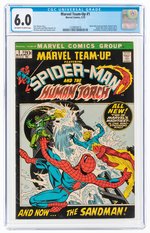 MARVEL TEAM-UP #1 MARCH 1972 CGC 6.0 FINE.