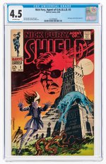 NICK FURY, AGENT OF S.H.I.E.L.D. #3 AUGUST 1968 CGC 4.5 VG+.