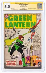 GREEN LANTERN VOL. 2 #25 DECEMBER 1963 CGC 6.0 FINE SIGNATURE SERIES.