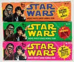 STAR WARS TOPPS GUM CARDS EMPTY DISPLAY BOXES FOR SERIES 3-5.