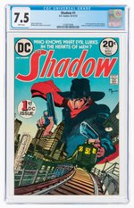 SHADOW #1 OCTOBER-NOVEMBER 1973 CGC 7.5 VF- (FIRST DC SHADOW).