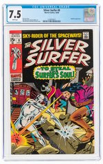 SILVER SURFER #9 OCTOBER 1969 CGC 7.5 VF-.