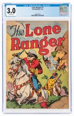 LONE RANGER #1 JANUARY-FEBRUARY 1948 CGC 3.0 GOOD/VG.