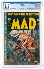 MAD #5 JUNE-JULY 1953 CGC 3.5 VG-.