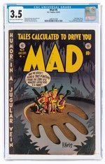 MAD #6 AUGUST-SEPTEMBER 1953 CGC 3.5 VG-.