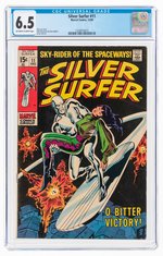 SILVER SURFER #11 DECEMBER 1969 CGC 6.5 FINE+.