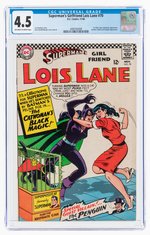 SUPERMAN'S GIRLFRIEND LOIS LANE #70 NOVEMBER 1966 CGC 4.5 VG+ (FIRST SILVER AGE CATWOMAN).