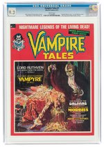 VAMPIRE TALES #1 AUGUST 1973 CGC 9.2 NM-.