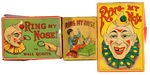 “RING MY NOSE” BOXED MILTON BRADLEY EARLY 20TH CENTURY GAMES.