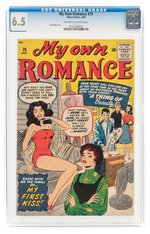 MY OWN ROMANCE #75 MAY 1960 CGC 6.5 FINE+.