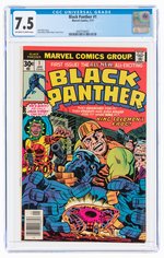 BLACK PANTHER #1 JANUARY 1977 CGC 7.5 VF-.