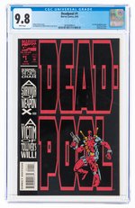 DEADPOOL #1 AUGUST 1993 CGC 9.8 NM/MINT.