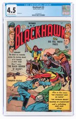 BLACKHAWK #35 DECEMBER 1950 CGC 4.5 VG+.