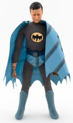 CAPTAIN ACTION FIGURE WITH PARTIAL BATMAN EQUIPMENT SET.